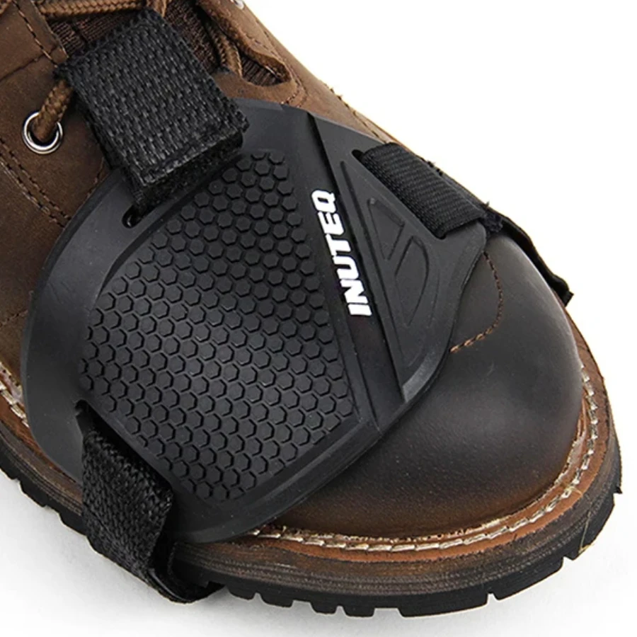 Motorcycle Shoe Cover Shift Pad Rubber Boot Protective Adjustable Shifter Shield Anti Slip Pad