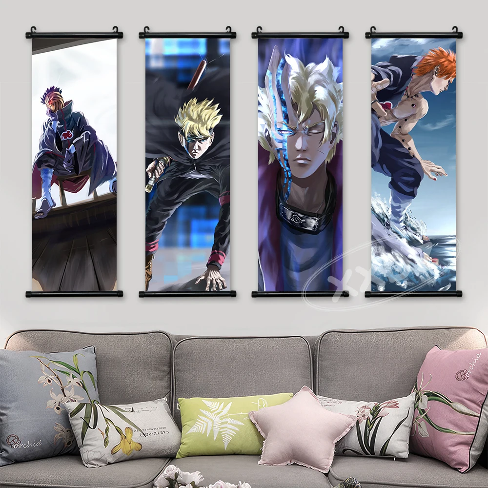 Canvas Poster Anime Boruto Uzumaki Mitsuki Sarada Uchiha Bedroom Decoration  Sports Landscape Office Room Decor Gift 30x45cm Frame : : Home &  Kitchen