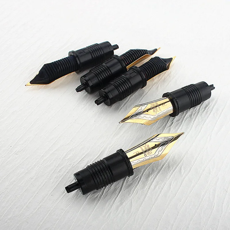 Jinhao X159 / 9019 Fountain Pen Nib #8 Replaced Nib Golden  Extra Fine, Fine, Medium Nib Size 5