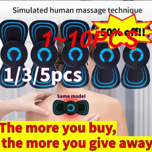 1 ~ 10Pcs Ems Pulse Mini Portatile Rilassante Comodo Innovativo Sollievo Dallo Stress Massaggio Portatile Bestseller Sommossa Elettrica