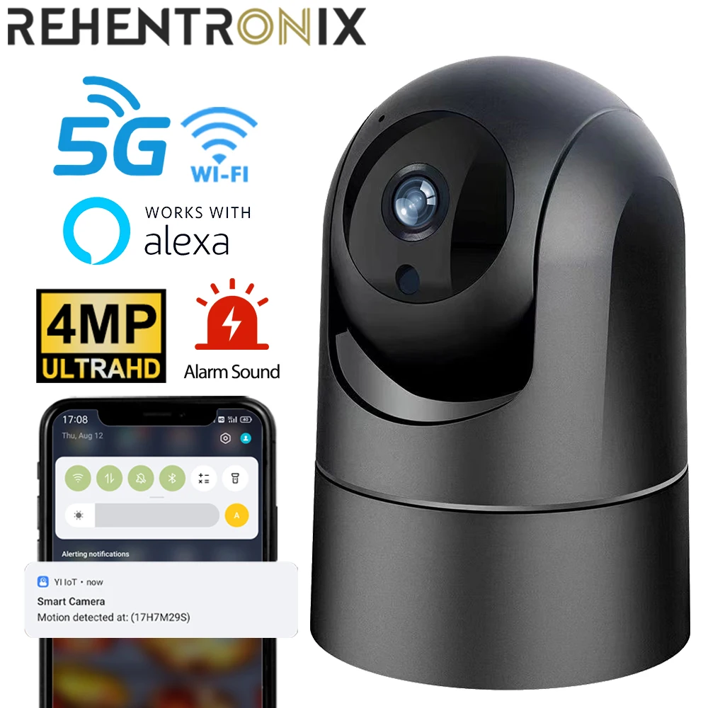 4mp Hd Ptz 5g Wifi Camera 1080p Indoor Security Ai Autotracking Wifi Ip