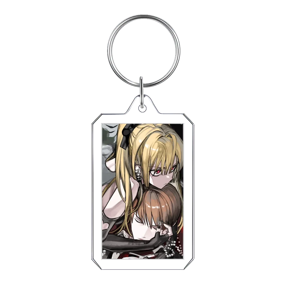 Death Note Schlüsselanhänger Anime Cartoon Yagami Licht Acryl Anhänger Rucksack Zubehör Kreative Student Dekorieren Foto Rahmen Geschenk – Detail 6