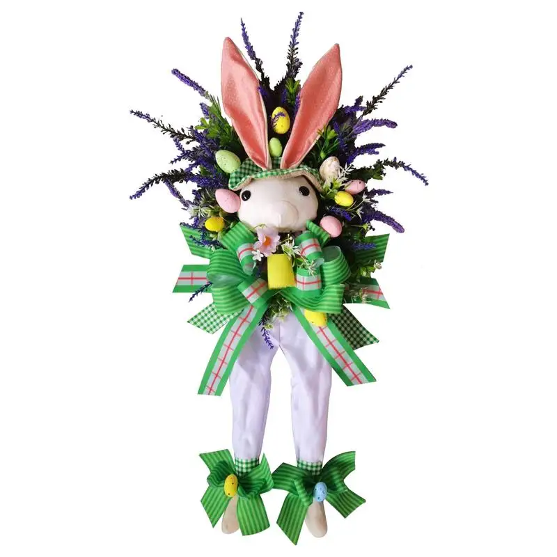 

2024 Новый Пасхальный кролик Гирлянда украшение фотообои мультяшный тематический креативный праздничный Декор