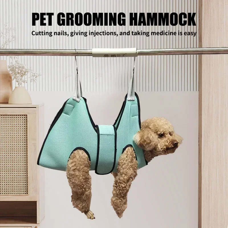 Pet Grooming Hammock Cat Dog Nail Clipper Fixer Teddy Hook Type Feeding Anti-scratch Artifact