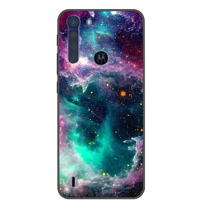 Fashionable Cool Soft Silicone Cover for Motorola One Fusion+ Phone