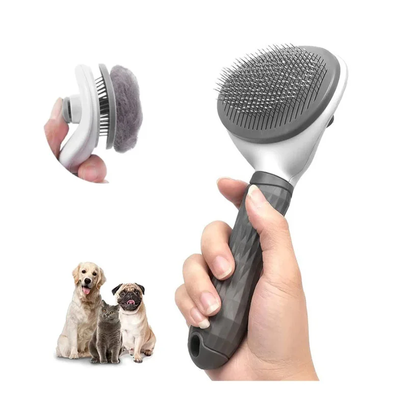 Pet Comb Stainless Steel Needle Comb Dog And Cat Hair Removal Floating Hair Cleaning Beauty Skin Care Pet Dog Cleaning Brush