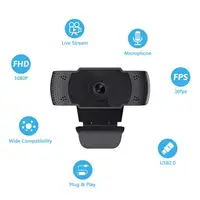 New 1080P Webcam Full HD Web Camera With LED Fill Light Microphone USB Plug Web Cam For PC Computer Mac Laptop Desktop Camera - Image 3