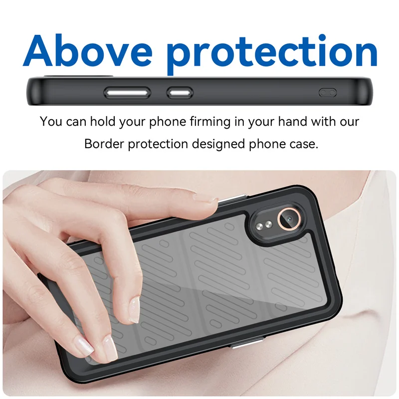 Shockproof Transparent TPU Phone Case - Protective Cover Frame