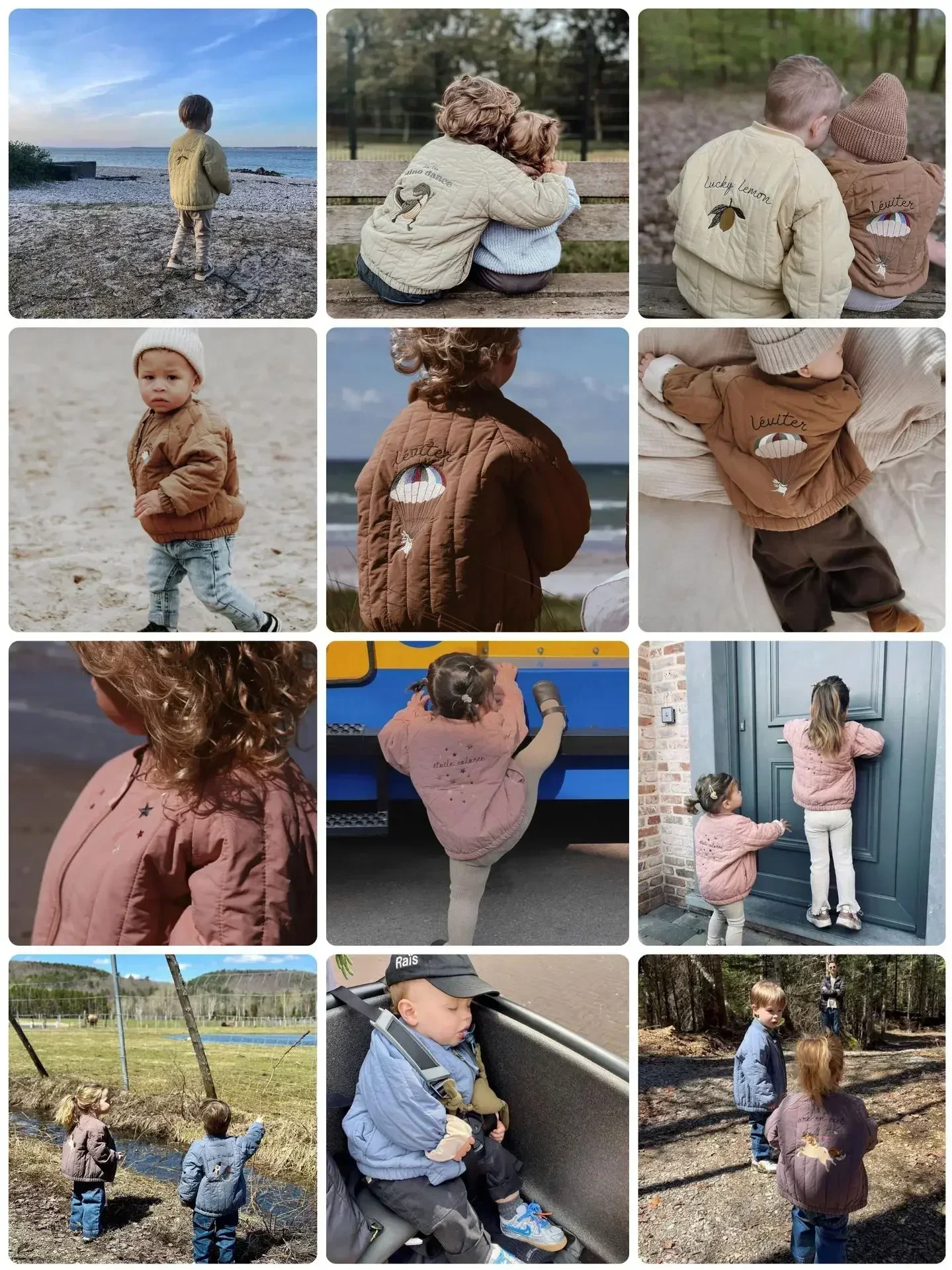 Winter Ks Baby Boys Jacket Lambswool Cotton Cartoon Embroidery Sequin Outerwear Kids Clothes Girls Windproof Coat Flight Suit 5