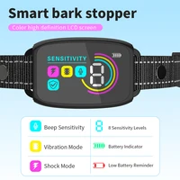 Dog Training Collar Automatic Anti Bark Dog Collar Type-C Rechargeable Dog Trainer Electric Shock Vibration Buzzer Waterproof 4