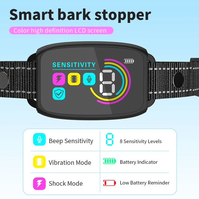 Rechargeable Anti-Bark Dog Collar 4