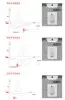 *Toilet Household Squat Toilet Ceramic Water Tank Set Toilet Odor-resistant Squat Urinal Squatting Urinal 6
