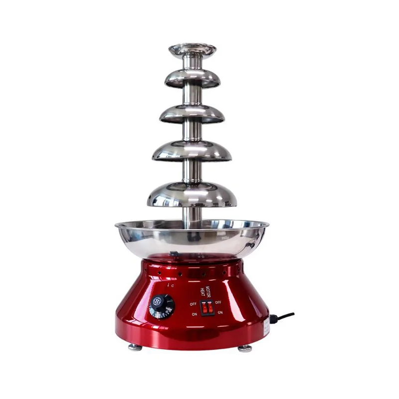 5-Layer Chocolate Fountain Maker Machine Electric Chocolate Steady Heating Machine Birthday Party Home Use