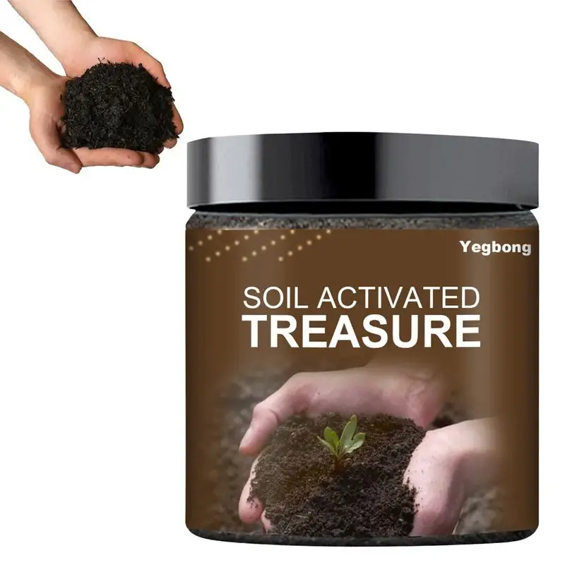 Soil Activator Plants Growing Fertilizer Soil Carbon Sequestration Mineral Potassium Humate Garden Bed Raised Nutrient Supplies, soil activator