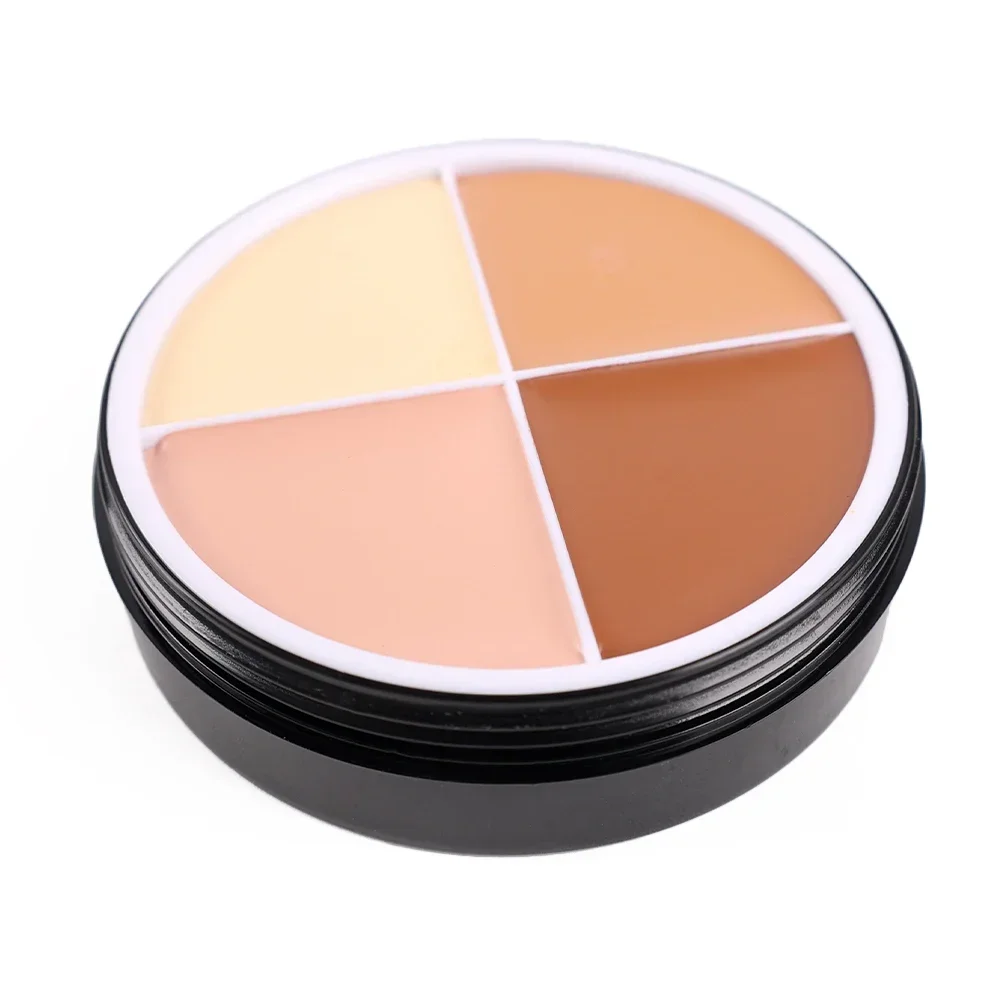 Sponge Head Concealer Liquid Concealer Waterproof Concealer Makeup Concealer Face Concealer Pen Concealer Powder Concealer Palette Concealer Foundation Cream Face Concealer 4 Colors Makeup Concealer Palette Waterproof Moisturizing Face Contour Bronzer Make Up Face Foundation Cream Concealer