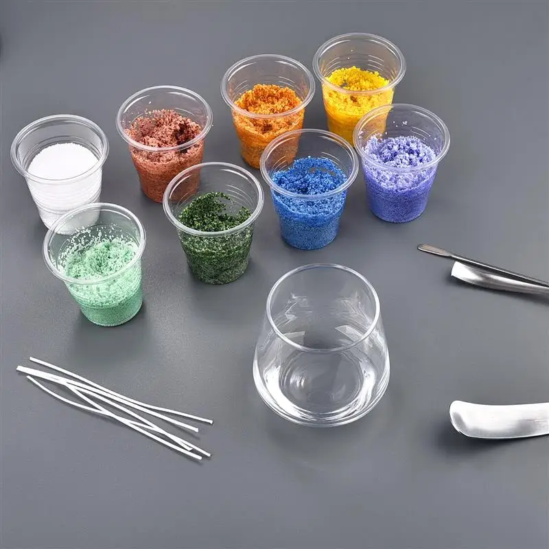 10g Sand Wax Natural Wax For Candle Colorful Sand Candle DIY Decor Painting Making Dye Snowflake Supplies
