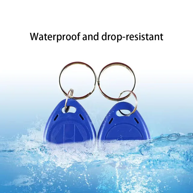 T5577 Rewritable Smart Keychain 125Khz Clone Tag RFID Copy Writer Token EM4305 Badge Proximity Ring EM ID Card 3