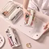 4 In 1 Travel Toiletry Bag 4 Detachable Compartments Hanging Makeup Bag PU Large Capacity Roll Up Cosmetic Bag for Travel 2