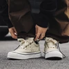 Men's Slip-on Canvas Shoes Casual Breathable Non-Slip Loafers Walking Shoes Fashion Lightweight Comfortable Sneakers for Male 4
