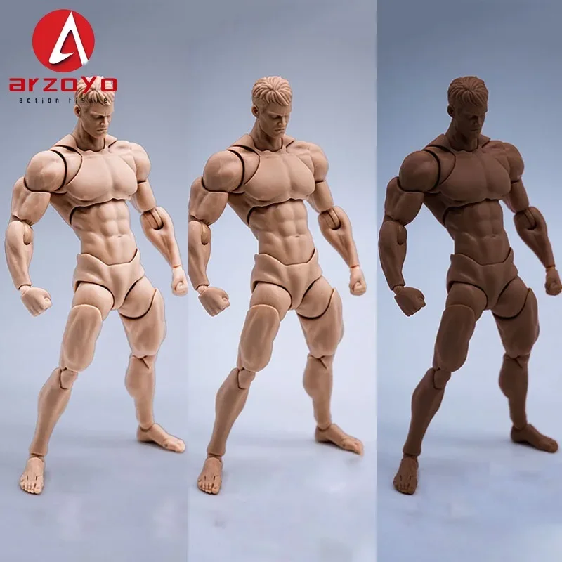 ウィンドトイズ 1/12スケール 男性筋肉質 超可動式関節ボディ
