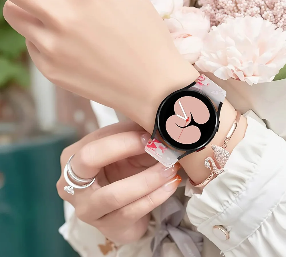 Transparent 20mm Soft Silicone Bracelet Strap