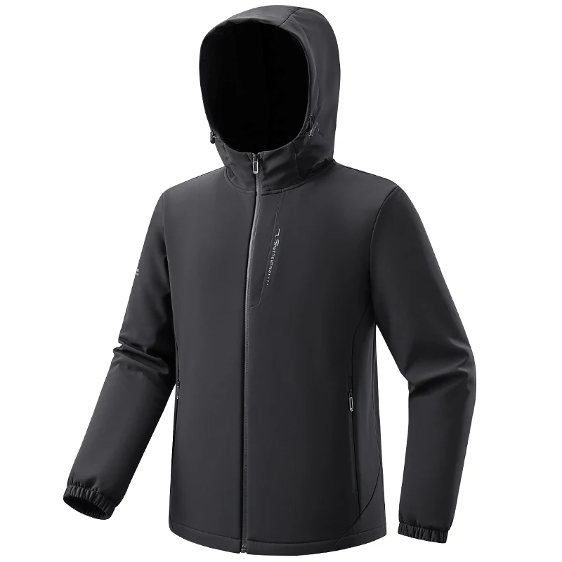 Autumn Hiking Jackets Male Female Outdoor Wear-resisting Windproof Breathable Tops Climbing Cycling Softshell Fleece Coat Couple