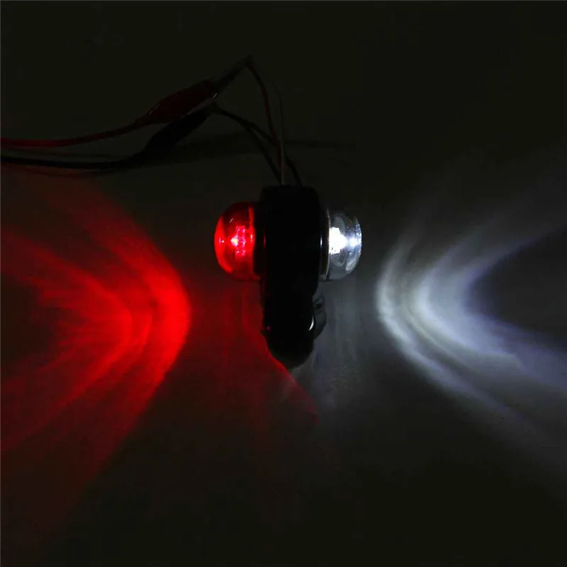 Side Marker Lights Outline Lamp Car Truck Trailer Van 12V-24V Outline Marker LED Side Truck Trailer Lights 4PCS