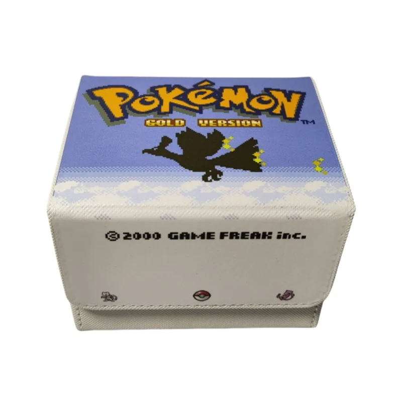 

Pokemon Card Box Eevee Family Series Anime Game Ocg Tcg Ptcg Trading Card Storage Box Pu Leather Collection Box 100+