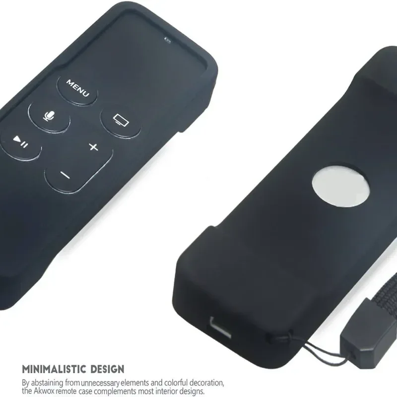Фото Цветной силиконовый защитный чехол с защитой от падения для Apple TV 4 удаленного управления Пылезащитный Водонепроницаемый защитный чехол №5