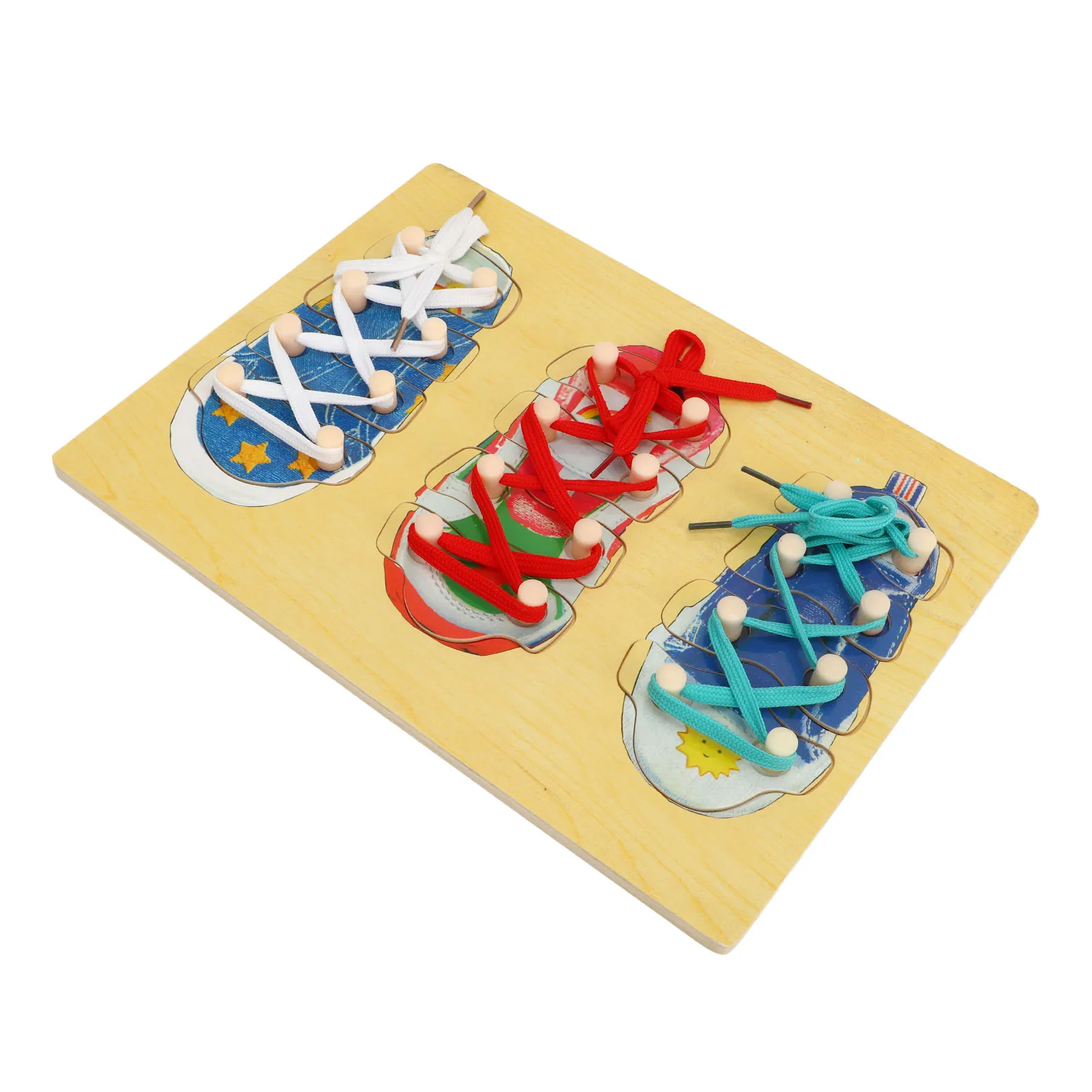 Рисунок 6 - Деревянные шнурки для обуви Монтессори