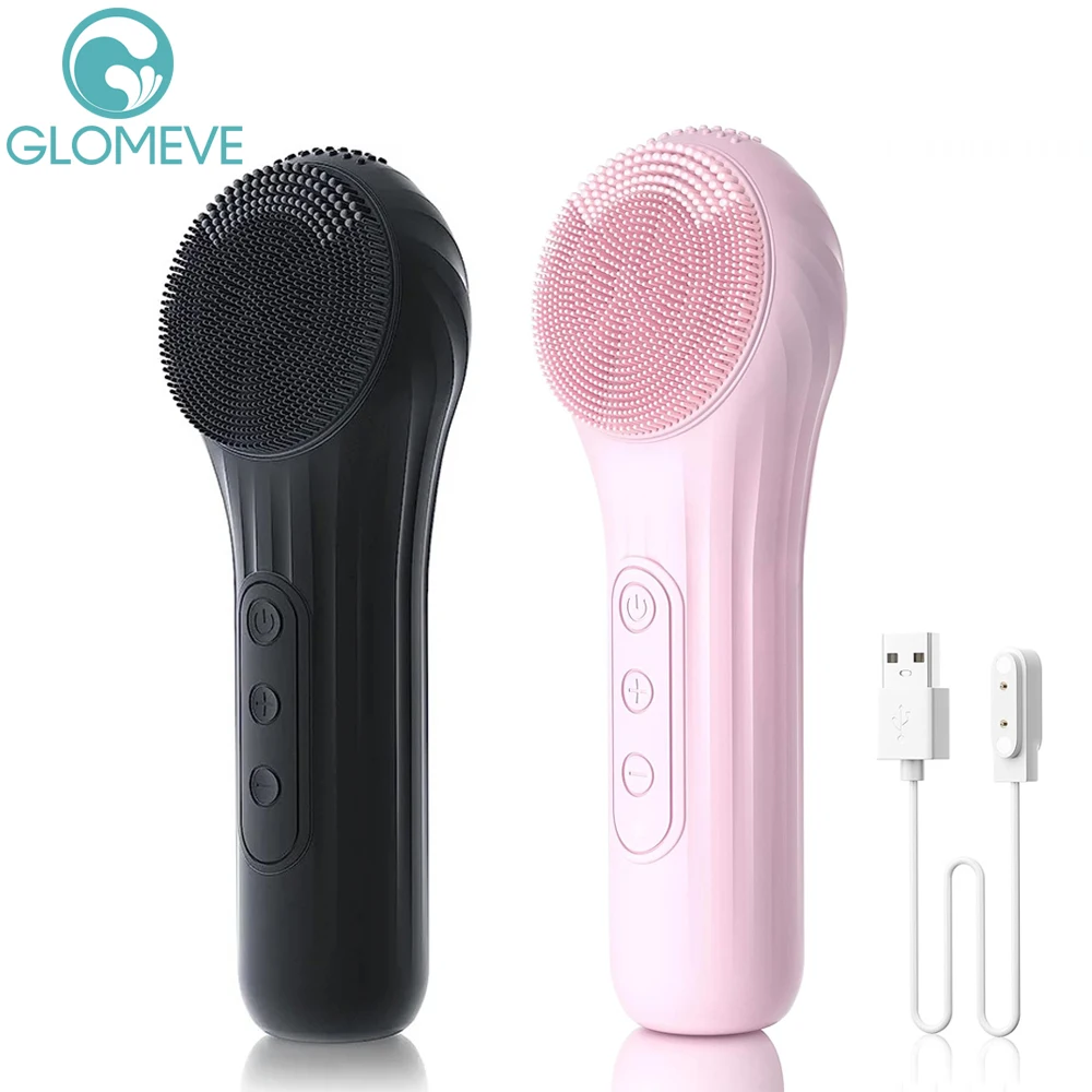 Sonic waterproof facial cleansing brush, a rechargeable facial cleansing tool for exfoliation, deep cleaning, and skincare.