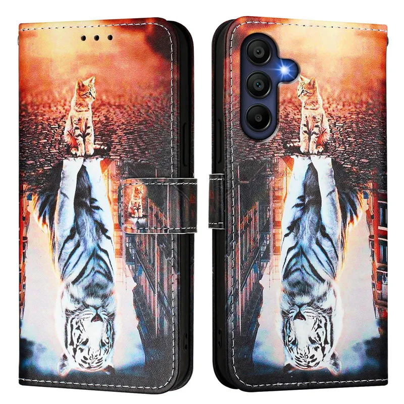 Retro Flower Design Leather Wallet Case | Magnetic Flip Cover Phone Bag