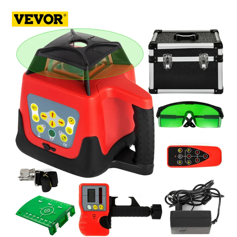 VEVOR 500M Automatic Rotary Laser Level Green Beam Self Leveling