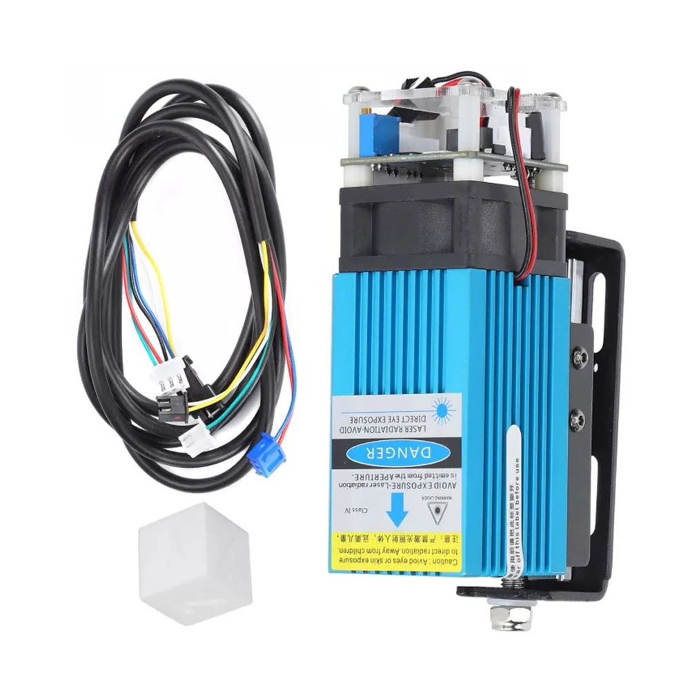 Duas Árvores 80w Laser Head para Máquina de Gravura Cortador a Laser Corte Acrílico Madeira Gravura Metal Módulo Laser 450nm Azul - Imagem 6