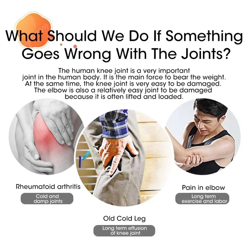 Electric Heating Brace for Knee Wrist Ankle Neck Pain Relief Adjustable Temperature Compression Therapy Fast Heat Wrap