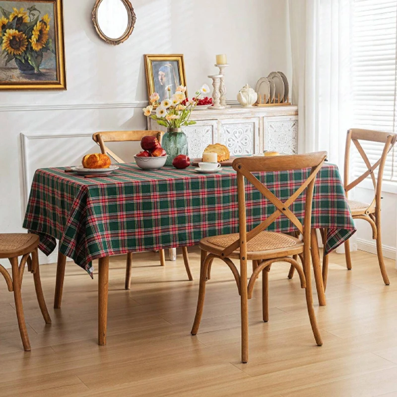 Checkered Tablecloth Suitable For Holiday Parties Banquets Restaurants Kitchen Decoration, table cloth,rectangular tablecloth