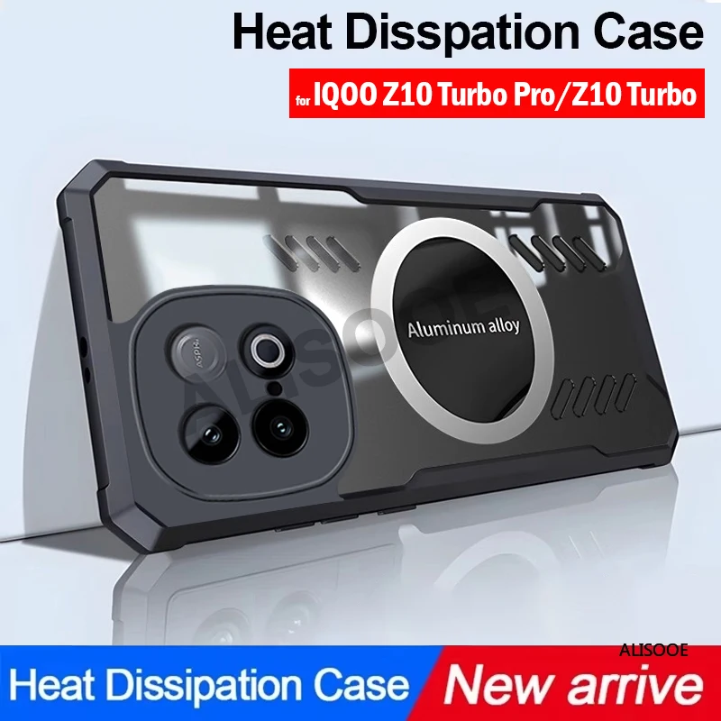 Clear Case for IQOO Z10 Turbo Pro Case Transparent Heat