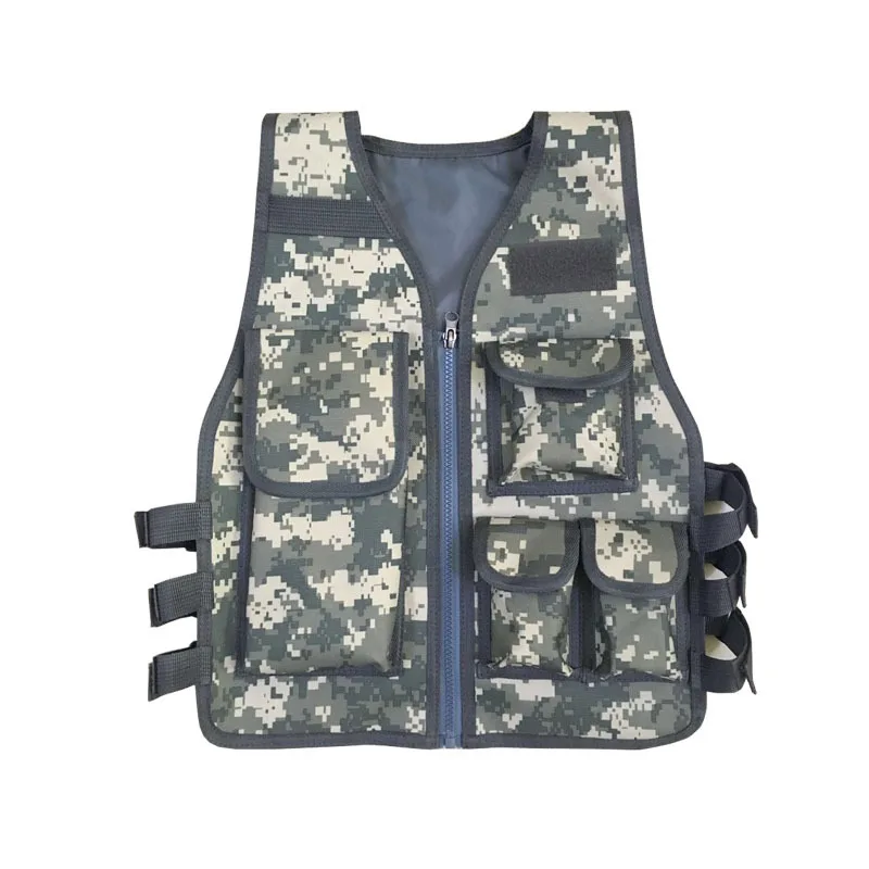 SMTP ZL1 Children Tactical Vest CS Game Chest Camouflage Training Combat Airsoft Vest for Children