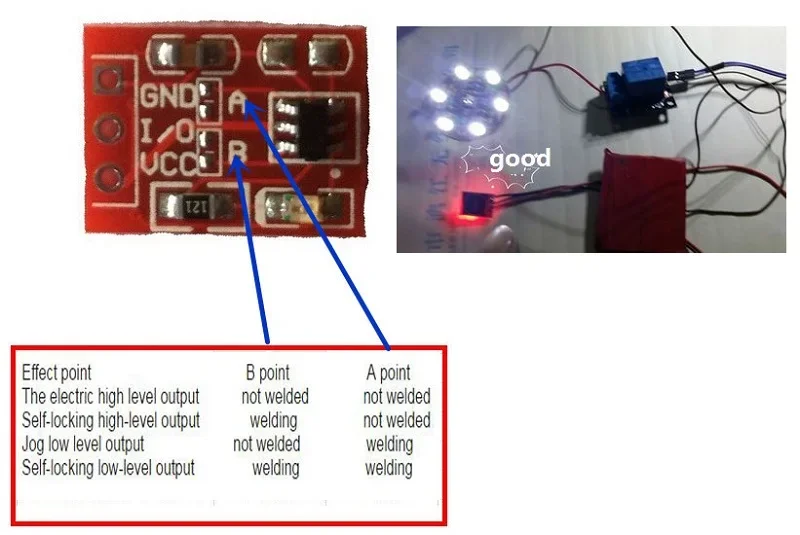 10/20/50/100 TEILE/LOS NEUE TTP223 Touch-Taste Modul Kondensator Typ Einkanal Selbst Locking Touch Schalter Sensor für Arduino – Detail 12