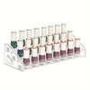 Nail Polish Organizer, 3-Tier Acrylic Display Sunglasses Organizer Essential Oils Holder Makeup Organizer Sunglass Display Rack 1