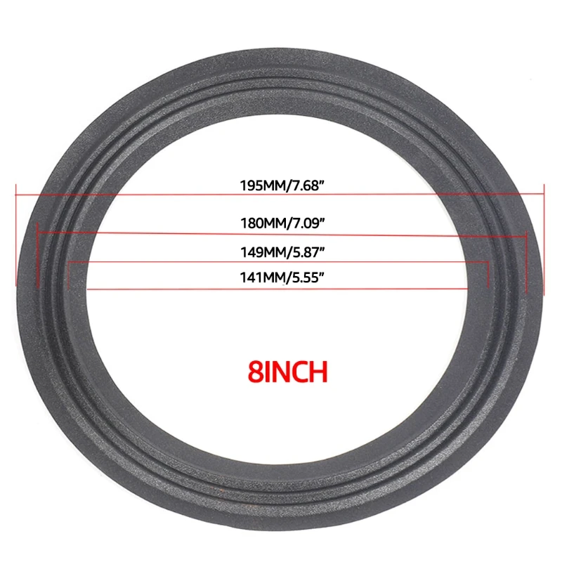 Kit di Riparazione Altoparlante Schiuma Surround Bordo Anelli 2 Confezioni - immagine 3