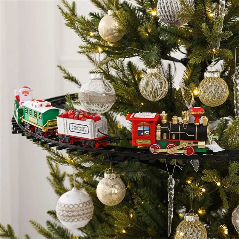 

Christmas Electric Train Toy, New Year Gift, Present Accessory