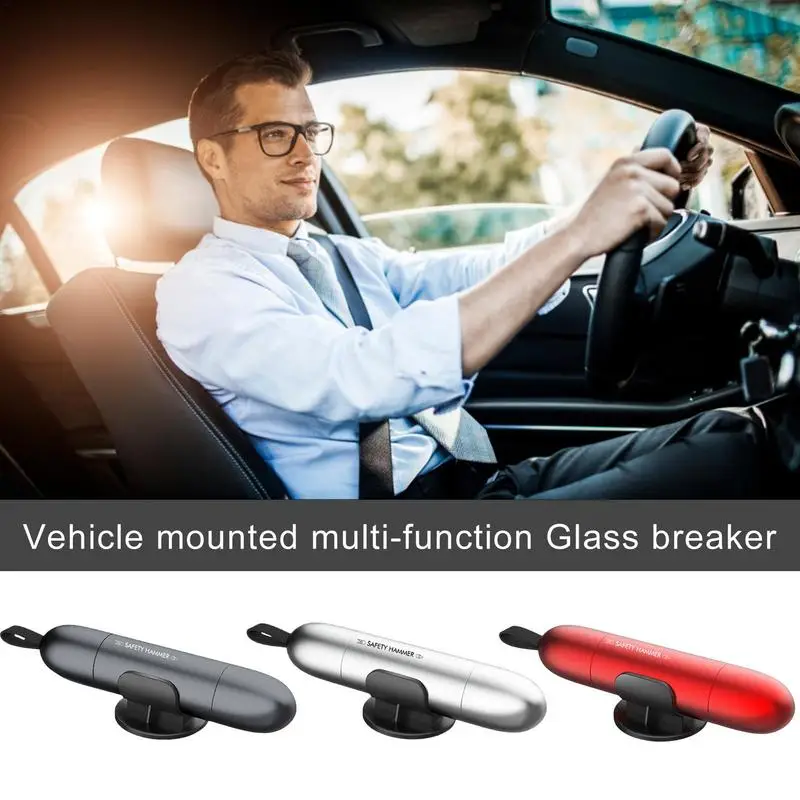 

Car Escape Tool Tungsten Steel Car Safety Hammer Auto Emergency Glass Window Breaker Seatbelt Cutter Car Window Breaker Tool