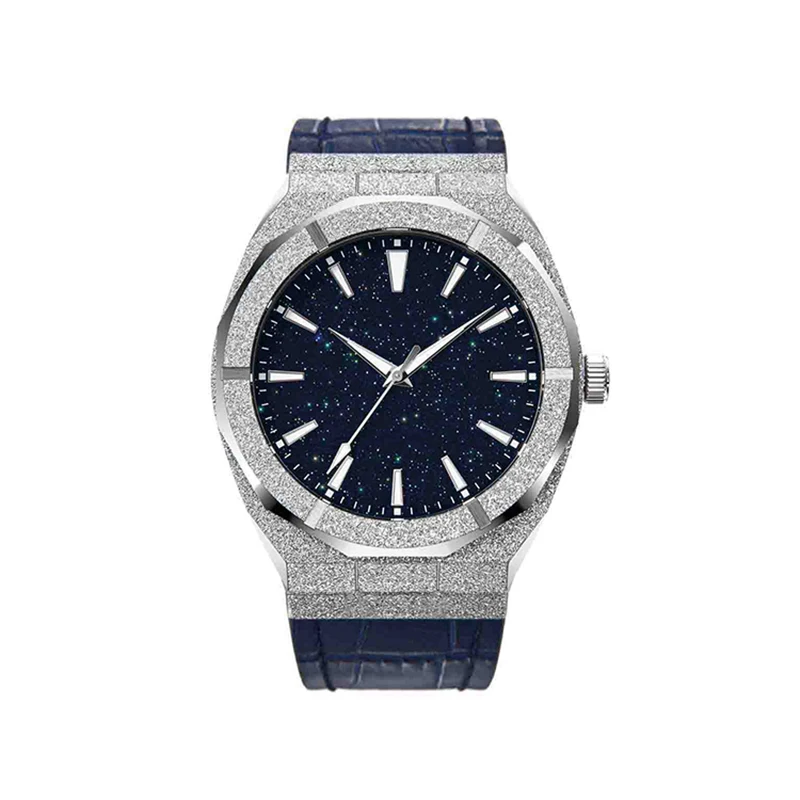 Ready To Ship All Stainless Steel Japan Movement 5ATM Waterproof Star Dust Wristwatch