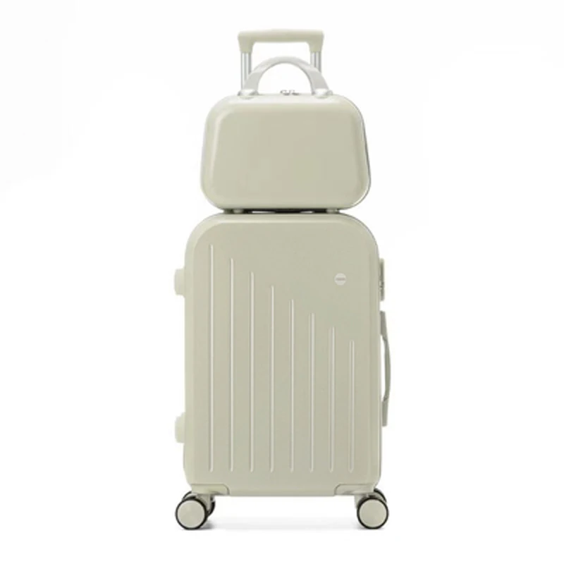 New 20"22"24"26"28"inch High quality suitcases Rolling Luggage with handbag women Travel Luggage cute pink trolley suitcases