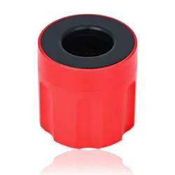 Compact Personal Smoke Purifier with Replaceable Carbon Filter and Cotton Accessories (Red)