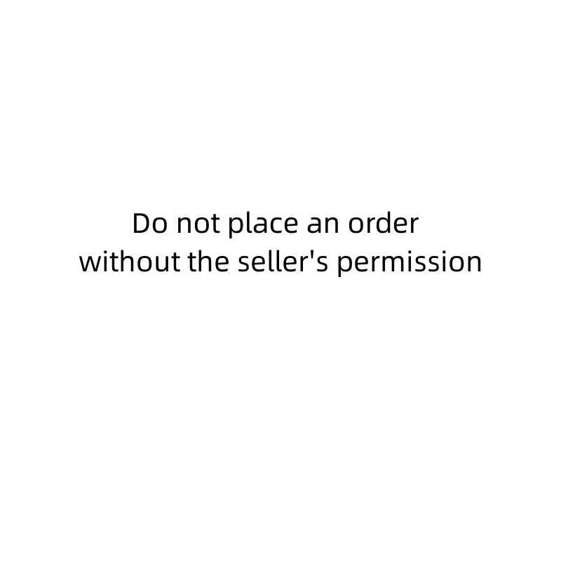 Do not place an order without the seller's permission