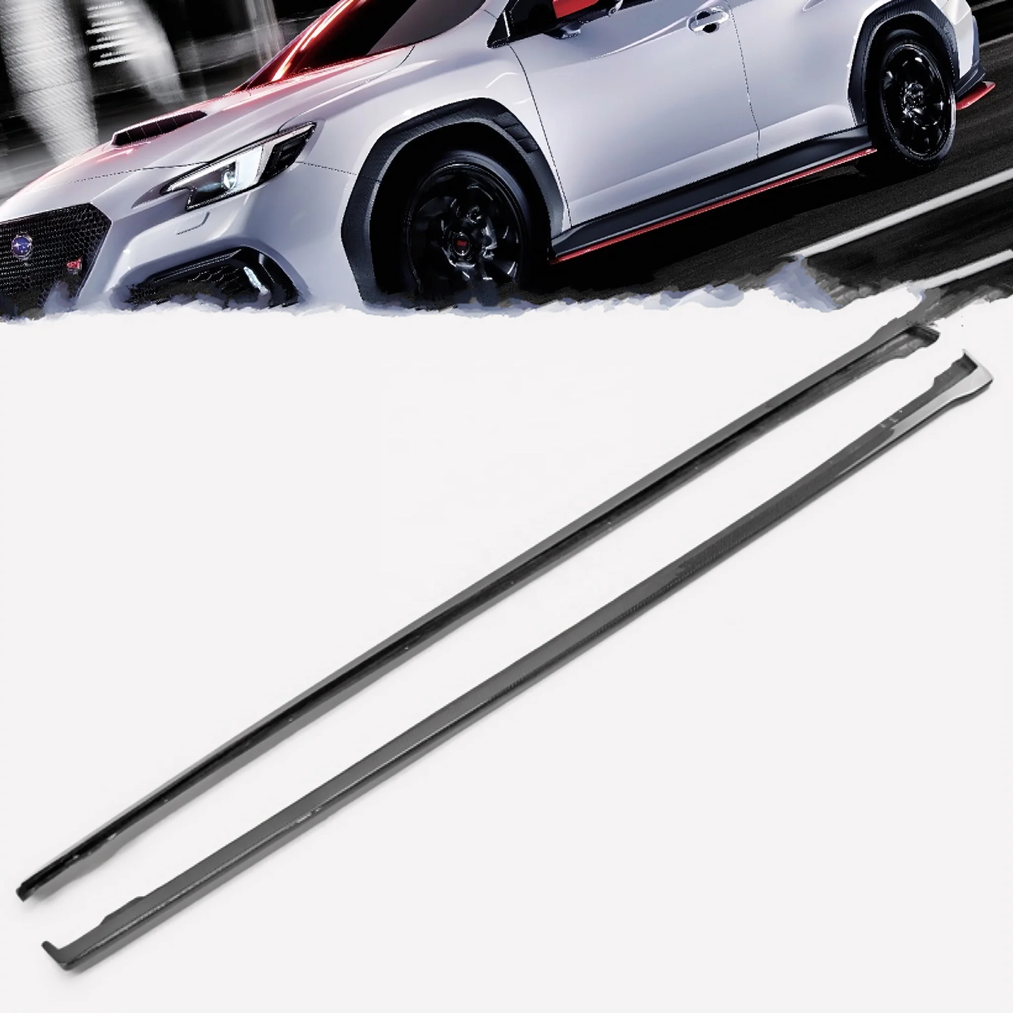 

Боковая юбка для Subaru WRX S4(VB) STI, удлинитель WRX Carbon