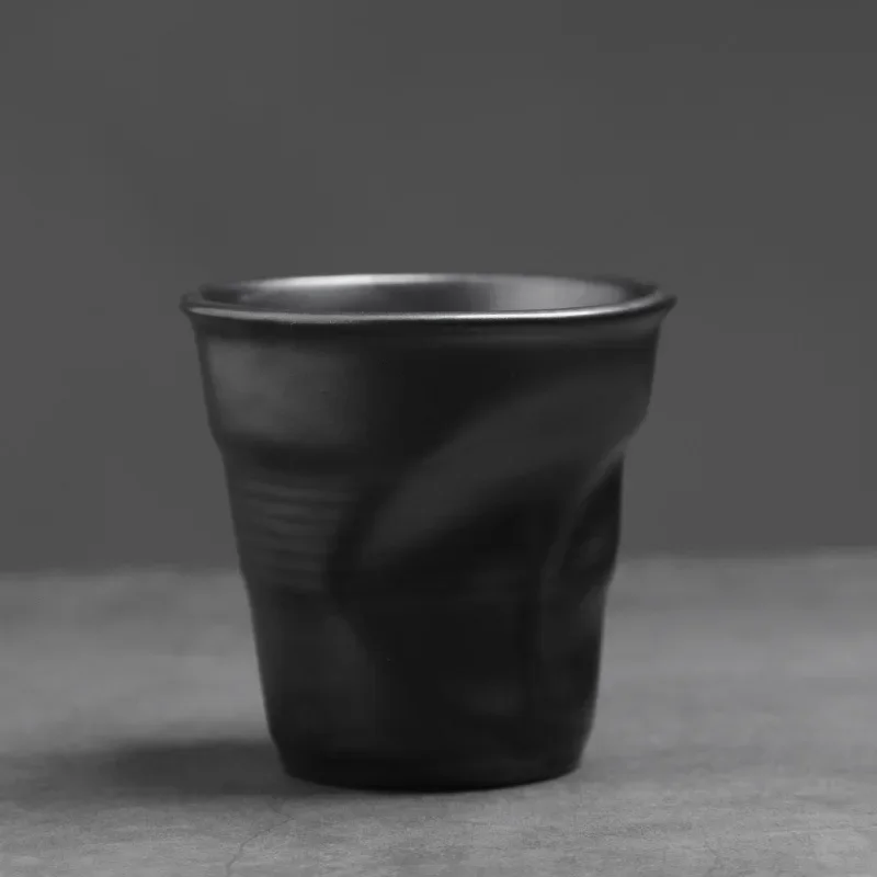 الحجرية القهوة الإبداعية اليد قرصة مطوي كوب السيرا...