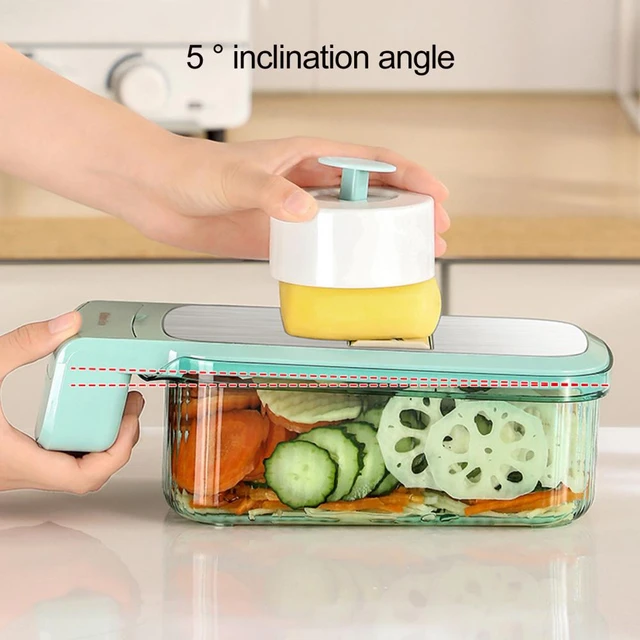 Cheese Grater With Food Storage Container And Lid Vegetable